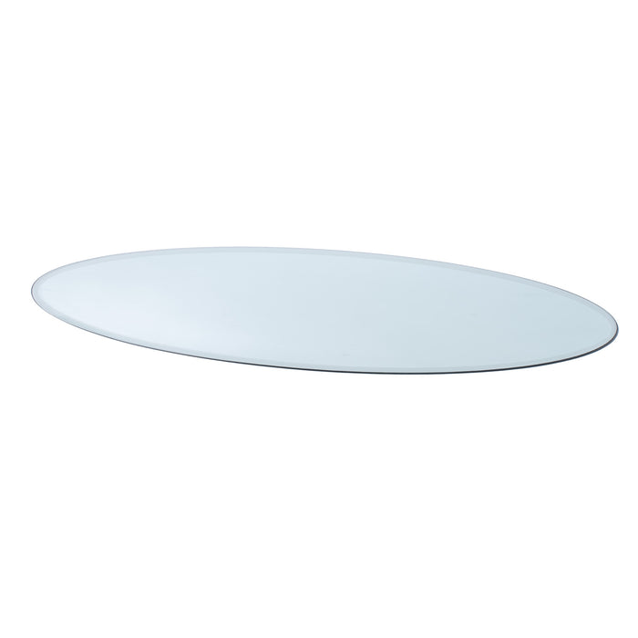 42" x 72" E Oval Glass Table Tops