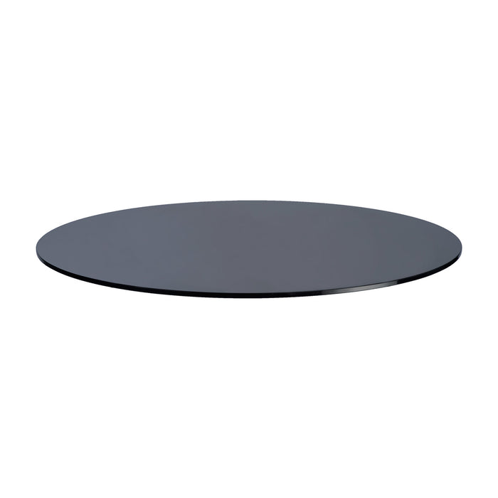 18" Round Grey Glass Table Tops