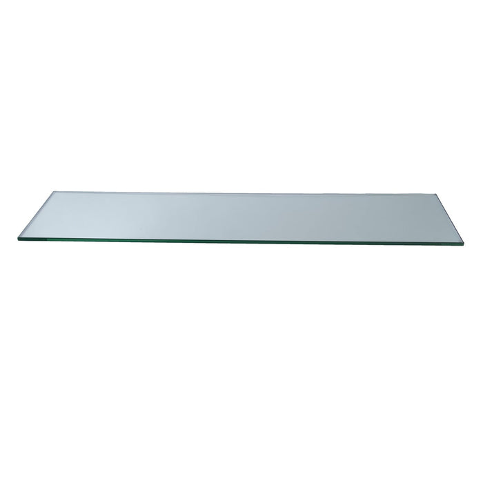 10" x 21" Rectangle 3/8" Tempered Glass