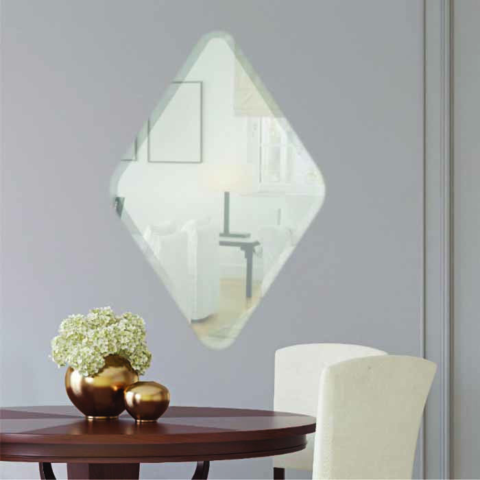 Diamond Frameless Mirror