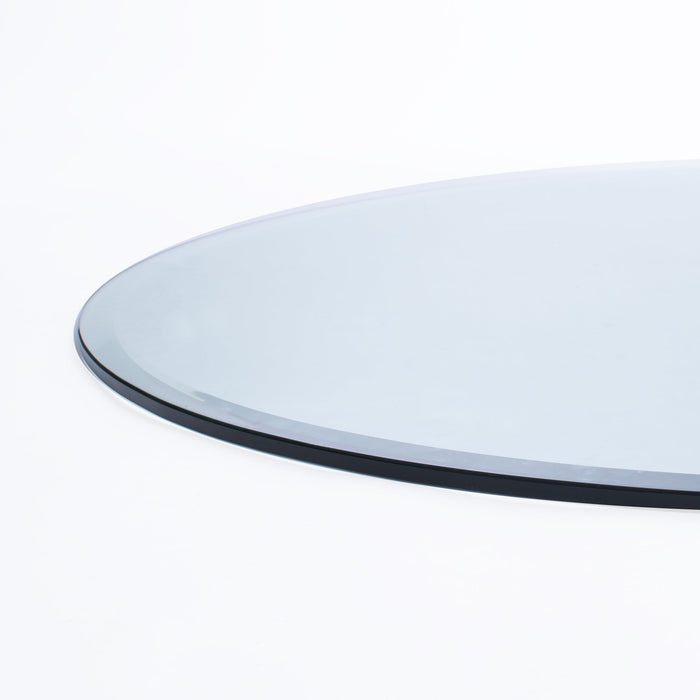 24" Round Clear Low Iron Glass Tops