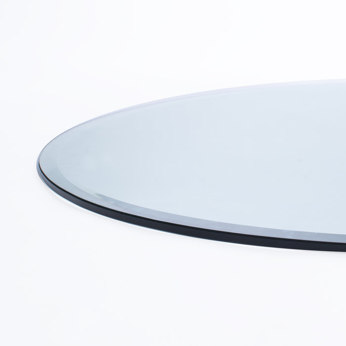 36" Round Clear Glass Table Tops