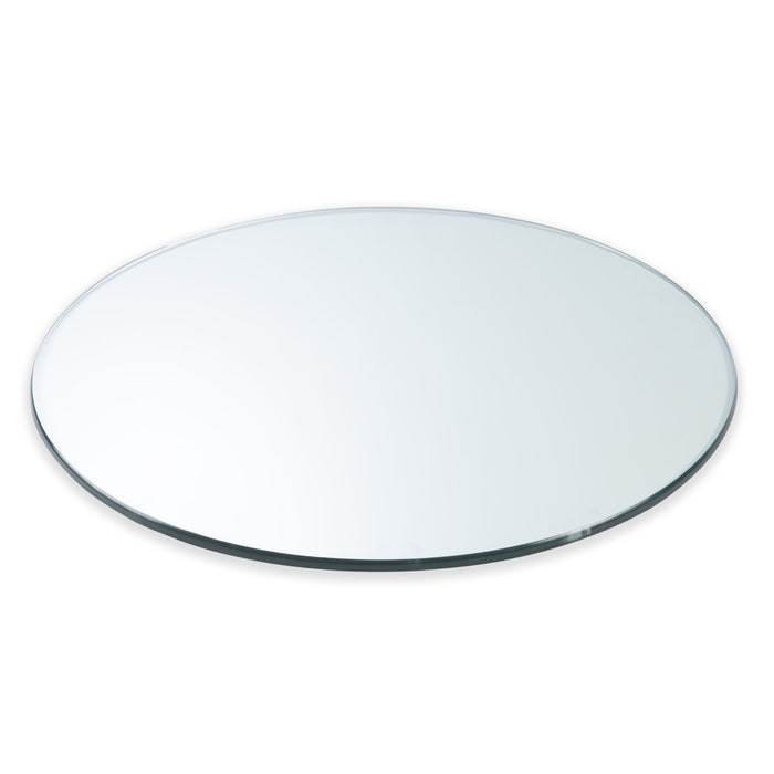 12" Round Clear Glass Table Tops