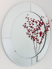 Round Overlay Mirror