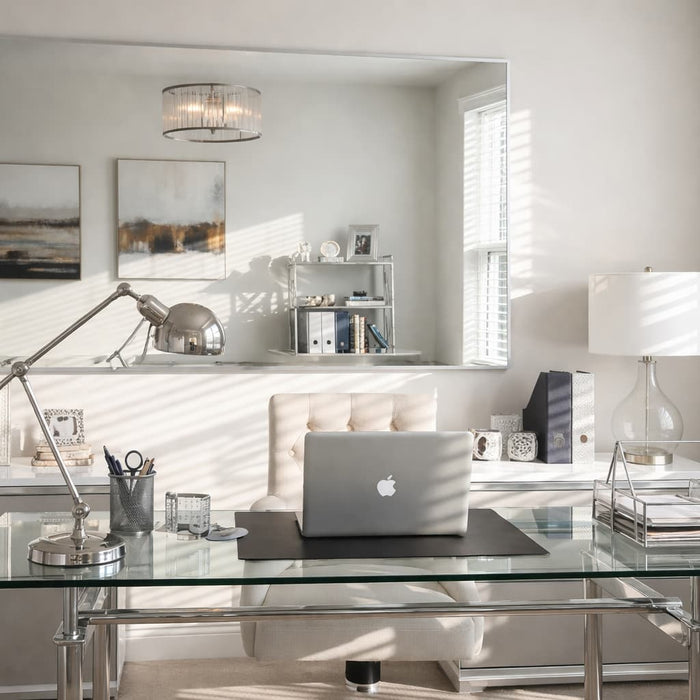 Elevating Your Home Office: Enhancing Productivity with Glass Accents