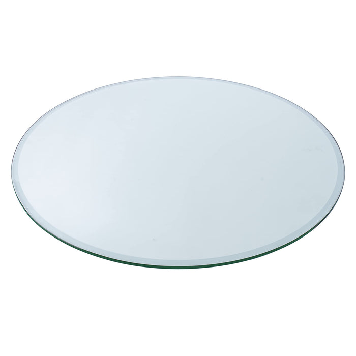 33" Round Clear Glass Table Tops