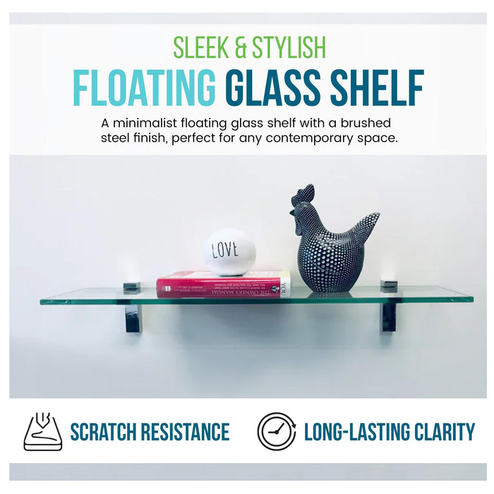 Triangle Shower Shelf with Square Clamps