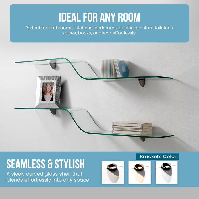 Crane Shelf Brackets (Set of 2)