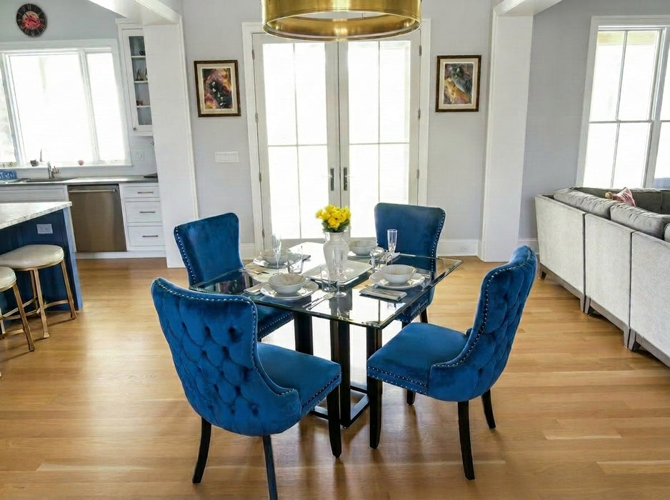 18" Square Clear Glass Table Tops