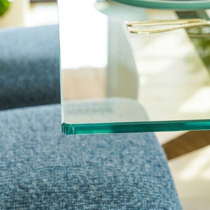 6" x 27" Rectangle Tempered Glass