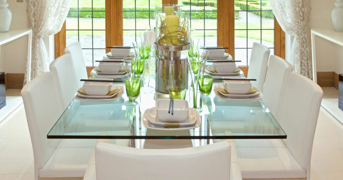 Rectangle Glass Table Tops | Rectangle Glass Table