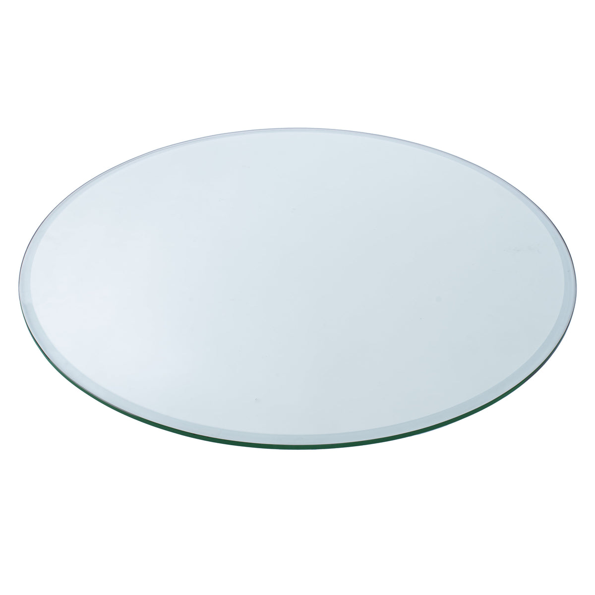 20 Round Glass Table Top 1 2 Thick 1 Beveled Edge
