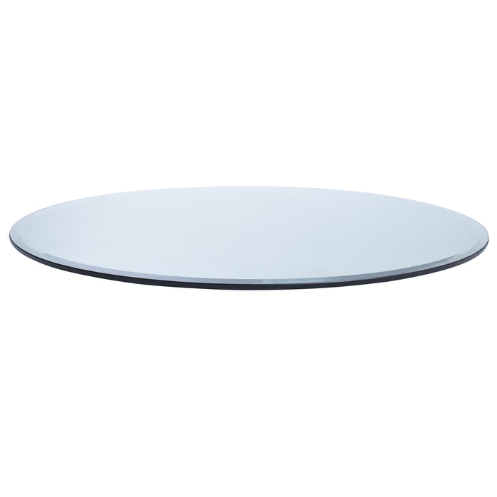 35" Round Clear Glass Table Tops
