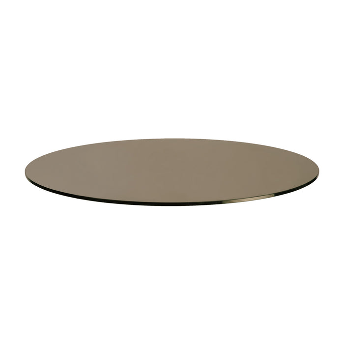 24" Round Bronze Glass Table Tops