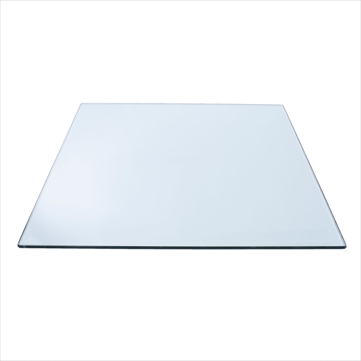 48 Square Clear Glass Table Tops