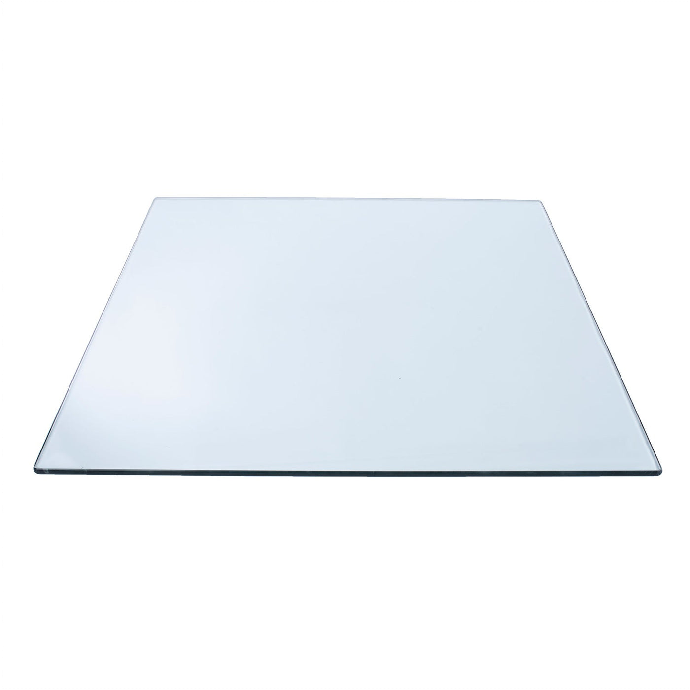 48" Square Clear Glass Table Tops