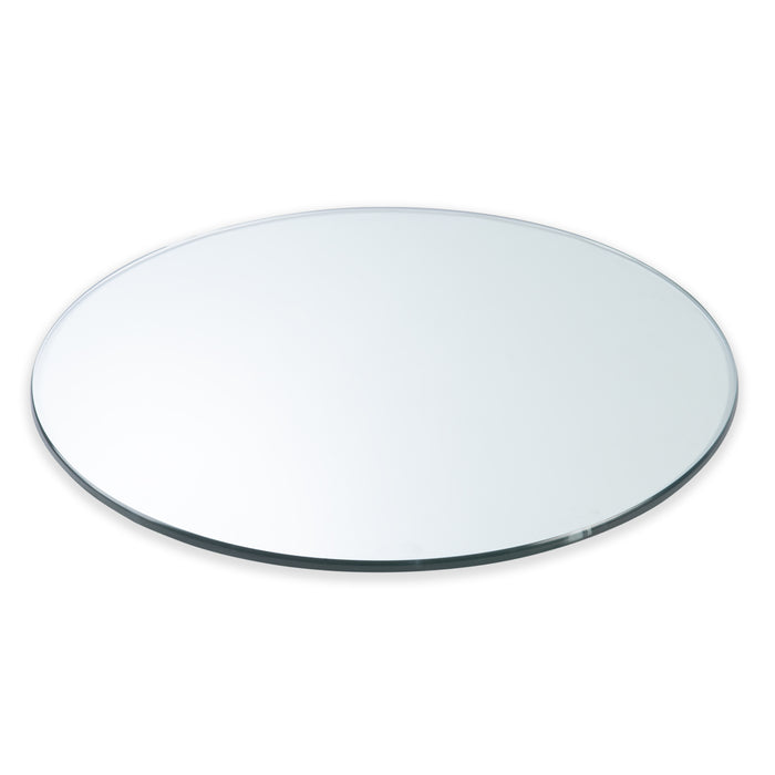 36" Round Clear Glass Table Tops