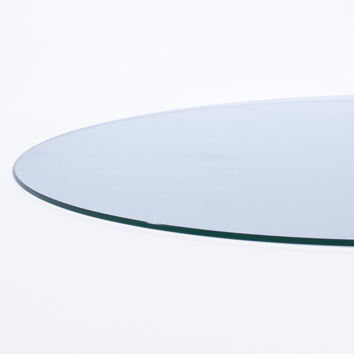 27" Round Clear Glass Table Tops